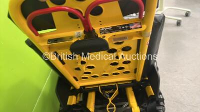 Stryker PowerPro XT XPS Motorized Ambulance Patient Stretcher *Mfd - 2016* with Mattress and Battery (Powers Up, Up and Down Function Tested Working, Hydraulic Ram Missing from Headsection) - 6