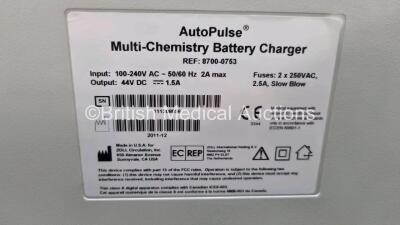 Zoll Autopulse Multi Chemistry Battery Charger (Powers Up) with 1 x Battery - 4