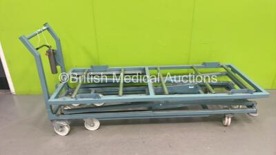 Leec Mortuary Trolley (Hydraulics Tested Working)