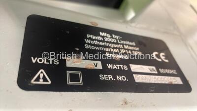 1 x Medi-Plinth Electric Patient Examination Couch (Unable to Power Test Due to No Controller) and 1 x Plinth 2000 Hydraulic Patient Examination Couch (Hydraulics Tested Working) *S/N 502HW5000695* - 5