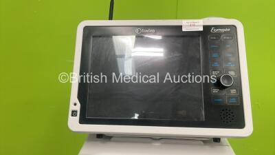 Invivo Expression MR Patient Monitor on Stand with Selection of Cables - Unable to Power Test Due to No Power Supply *S/N US3120662* - 2