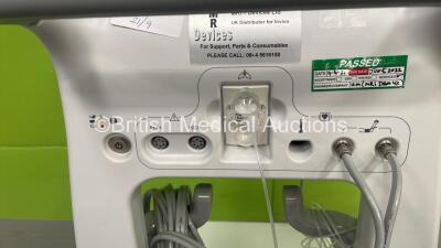 Invivo Expression MR Patient Monitor on Stand with Selection of Cables - Unable to Power Test Due to No Power Supply *S/N US3120662* - 3