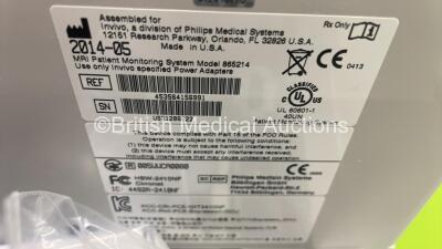 Invivo Expression MR Patient Monitor on Stand with Selection of Cables - Unable to Power Test Due to No Power Supply *S/N US3120662* - 6