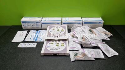 Job Lot Included 18 x Boxes of 12 x Zoll ECG Electrodes (4 x Boxes In Photo Only) 3 x Zoll Pedi-Padz 2 *All Expired* and 26 x Masimo LNCS Neo-3 SpO2 Cables (All Unused)