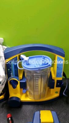 3 x LSU Laerdal Suction Units (All Power Up) with 3 x LSU Wall Brackets (2 x with Cut Cables) and Hoses - 4