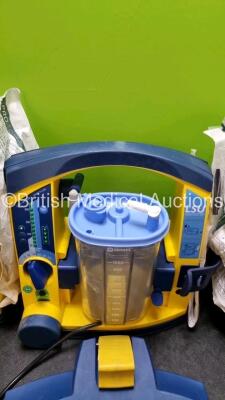 3 x LSU Laerdal Suction Units (All Power Up) with 3 x LSU Wall Brackets (1 x with Cut Cable) and Hoses - 3