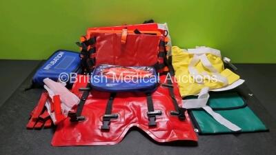 Job Lot Including 4 x Medical Immobilizers with Straps, 1 x Intubation Kit and 2 x MDI Mattresses