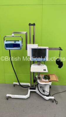 Moor Instrument Burns Laser System Model MOORLDI2-IR on Stand with Monitor (Powers Up)