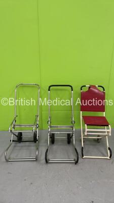 2 x Evacuation Chair Frames and 1 x Ferno Evacuation Chair