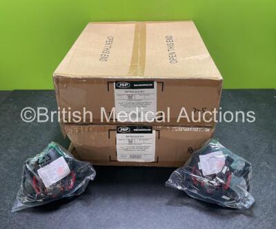 2 x Boxes of JSP Force 8 Half Mask Respirators *18 Per Box - 36 Units Total* (Unused) *Stock Photo*