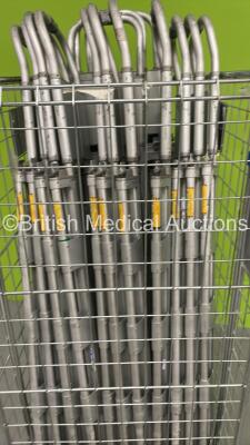 14 x Aluminium Scoop Stretchers and 1 x Transglide Board (Cage Not Included) - 4