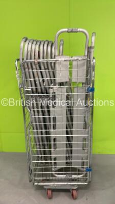 11 x Aluminium Scoop Stretchers (Cage Not Included)