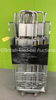 15 x Aluminium Scoop Stretchers (Cage Not Included)