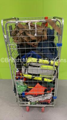 Cage of Mixed Ambulance Bags (Cage Not Included)