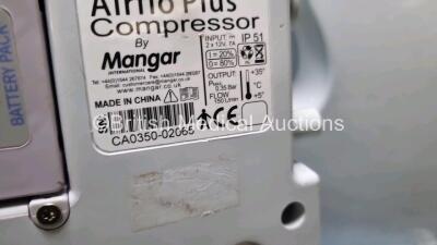 Job Lot Including 2 x Airflo Plus Compressors with 2 x Mangar ELK Emergency Lifting Cushions, 2 x Controllers and 2 x Battery Packs - 6