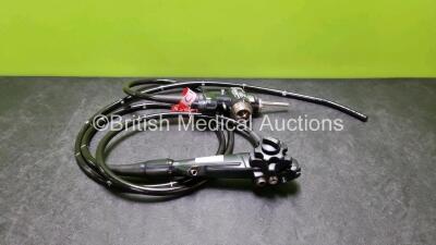 Olympus CF-Q260DL Video Colonoscope - Engineer's Report : Optical System - No Fault Found, Angulation - Strained, Insertion Tube - No Fault Found, Light Transmission - No Fault Found, Channels - No Fault Found, Leak Check - No Fault Found *SN 2211523*