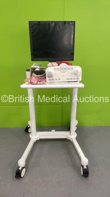 Siemens Stack Trolley with LCD Monitor, Siemens Interventional Panel and Accessories