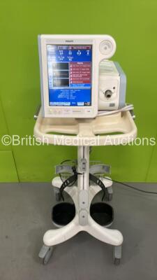 Philips Respironics V60 Ventilator Software Version 2.10 - Total Power on Hours 9165 with Hose (Powers Up)