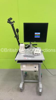 Natus Neurology Workstation with Natus Nicolet EEG v32 Unit on Stand (Powers Up - HDD REMOVED) *S/N V32-12090001*