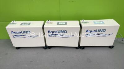 3 x Fresenius AquaUNO Water Treatment Systems (Powers Up)