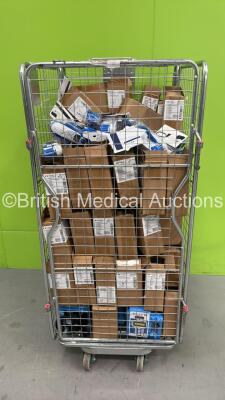 Large Quantity of Covidien Genius 3 Tympanic Thermometer and Bases and Carefusion Alaris SE Infusion Pumps (Cage Not Included)