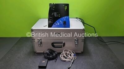 BriTec EuroRad EuroProbe Control Console (Powers Up) with 1 x Handpieces and Footswitch in Carry Case *AN 18130*