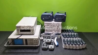 Mixed Lot Including 2 x ResMed S9 Autoset CS Pace Wave CPAP with Humidifier Chamber, 1 x ResMed S9 Elite CPAP, 1 x Welch Allyn Spot Vital Signs Monitor, 1 x Base Plate ,1 x Philips PM 3331 Combiscope, 2 x Pari Turbo Boy SX Nebulizers, 5 x Belfont Micro Sm