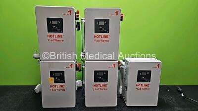 5 x Smiths Medical Hotline Level 1 Fluid Warmer Units (All Power)