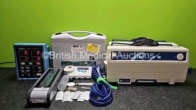 Mixed Lot Including 1 x A & D Medical Mercury-Free Sphygmomanometer UM-101 (Powers Up),1 x Lovibond PC 6 in One Control Pool with Accessories in Case (Powers Up), 1 x Critikon Dinamap Vital Sign Monitor 8100 (Powers Up) and 2 x Huntleigh Nimbus 3 Advanced