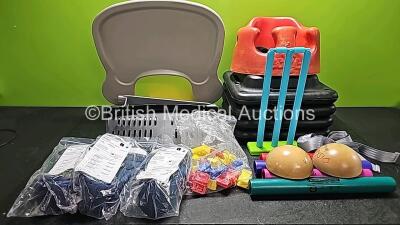 Mixed Lot of Various Physiotherapy Equipments (3 x Procare Post OP Shoe in Photo - 26 x in Total) *C*