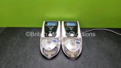 2 x Resmed Stellar 100 CPAP Units (Both Power Up) with 2 x ResMed H4i Humidifiers and 1 x Power Supply *SN 2219143752 / 221820241909*