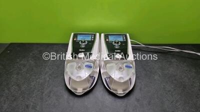 2 x Resmed Stellar 100 CPAP Units (Both Power Up) with 2 x ResMed H4i Humidifiers and 1 x Power Supply *SN 22181441262 / 22191524638*