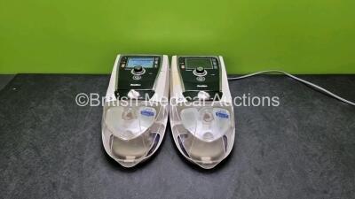 2 x Resmed Stellar 100 CPAP Units (1 x No Power) with 2 x ResMed H4i Humidifiers and 1 x Power Supply *SN 20160880469 / 201322153514*