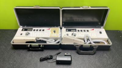 2 x Horwell Neurothesiometer with 2 x Handpieces and 1 x Power Supply (Both Power Up)