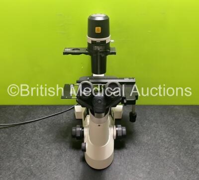 Nikon Eclipse TS100 Benchtop Microscope with 2 x Eyepieces and 3 x Nikon Optics *1 x 40x/0.55, 1 x 20x/0.40 and 1 x 10x/0.25* (Powers Up) *SN 202187*