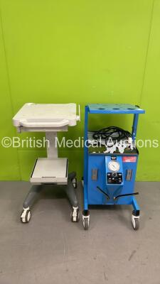 1 x Vallylab Suction Trolley and 1 x Edan ECG Trolley *S/N NA*