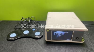 Job Lot Including 1 x Smith & Nephew Dyonics 25 Fluid Management System (Powers Up with Missing Cassette-See Photos) and 1 x Smith & Nephew Footswitch *SN 04474*