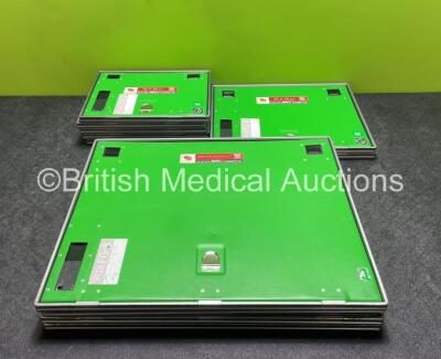 Job Lot Including 2 x Fujifilm 24 x 30cm X-Ray Cassettes, 5 x Fujifilm 18 x 24cm X-Ray Cassettes and 4 x Fujifilm 35.6 x 43.2cm X-Ray Cassettes