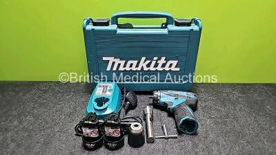 Makita Veterinary Adapted Ortho Drill with Attachments in Case *SN 2590039*