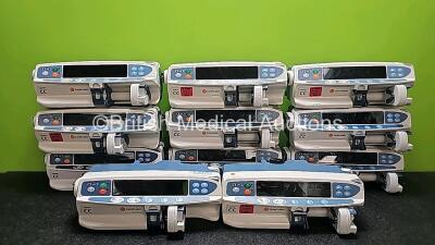 11 x CareFusion Alaris CC Syringe Pumps (1 x Powers Up, 7 x No Power, 2 x Draws Power, 1 x Damaged and 3 x Missing Casing - See Photos) *SN 800310343 / 800303231 / 800350516 / 800303171 / 800303189 / 800316757 / 800303218 / 800339190 / 800315643 / 8003283