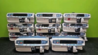 10 x CareFusion Alaris CC Syringe Pump (5 x Power Up, 1 x No Power, 3 x Draws Power and 1 x No Power) and 1 x CareFusion Alaris Plus CC Syringe Pump (Powers Up and Damaged Casing - See Photo)*SN 135151478 / 800315774 / 800350431 / 800315547 / 800316739 / 