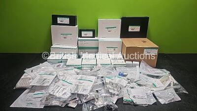 Large Quantity of Various B Braun Dialysis Spare Parts Including Gear Pump Head with Magnet, Roller for Blood Pump, Pressure Sensor, Gear Pump FPE, Pressure Control 1.3 Bar, Pump Body, Conductivity Sensor, Hydrophobic Filter, Retainer Tube for Suction Rod