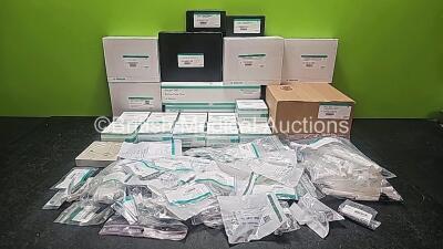 Large Quantity of Various B Braun Dialysis Spare Parts Including Float Ball Including O-Ring, Roller for Blood Pump, Solenoid Valve 3/2 Way, Gear Pump FPE,Temperature Sensor, Pump Body, Conductivity Sensor, Swivel Arm, Hydrophob Filter,Retainer Tube for S