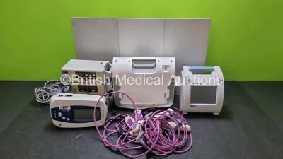 MIxed Lot Including 3 x Fresenius PD - Thermosafe Units, 2 x Nellcor N-550 Pulse Oximeters, 1 x Nellcor N-560 Pulse Oximeter, 1 x Mangar Airflo 24 Compressor, KCI Activac Negative Pressure Therapy System and 5 x Omnifuse Remotes