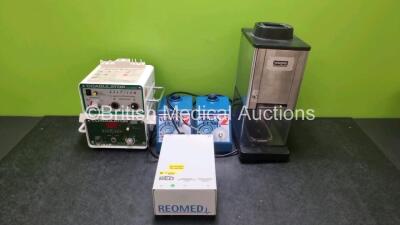 Job Lot Including 2 x Wisap Coagulators, 2 x Vortex Genie 2 Mixers, 1 x Waring CT06790 Unit and 1 x Reomed Power Supply