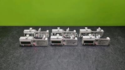 6 x CME Mckinley T34 Syringe Pumps (All Power Up with Stock Battery- Stock Battery Not Included)