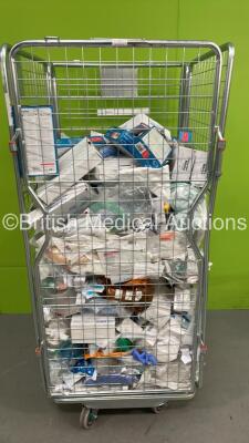 Cage of Mixed Consumables Including Burns Soothe Cooling Gel, Examination Gloves and Transwarmer Infant Transport Mattress (Cage Not Included - Out of Date)