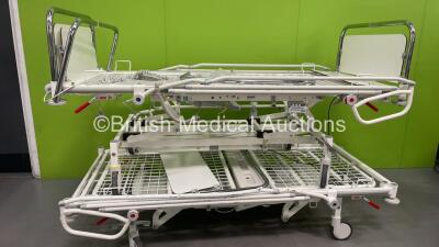 2 x Linet Pegasus Egerton Electric Hospital Beds with Controllers (Both No Power) *CH*