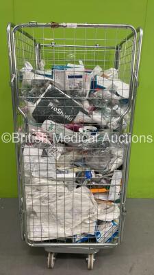 Cage of Mixed Consumables Including Examination Gloves, Intersurgical Supraglottic Airways and Anaesthesia Masks (Cage Not Included - Out of Date)