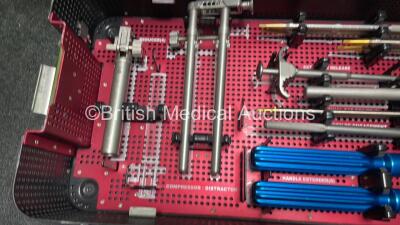 X-Spine Xpress Minimally Invasive Pedicle Screw System Including Taps, Handles and Dilators in Tray *Incomplete* - 4